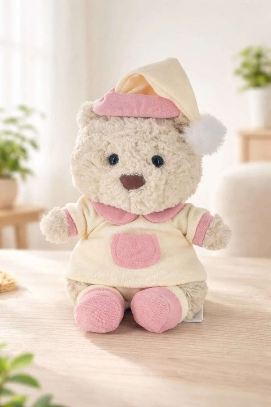 Bartholomew Bear Tiny/Junior clothes outfits - Pink Loungewear Set